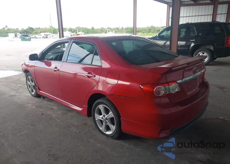 2011 Toyota Corolla S from USA, damaged, VIN 2T1BU4EE9BC550654